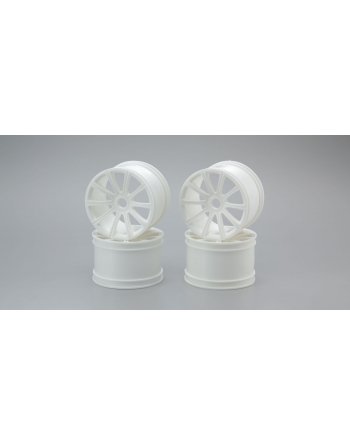 ISH050W Ten-Spoke Wheel (White/ST-R/4pcs) ISH050W  - KYOSHO RC